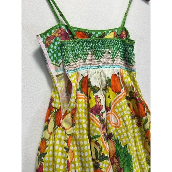 ALÉMAIS Lemonis Midi Dress Floral Travel Baby Shower Sundress Size 4 Retail $595 - Picture 6 of 13